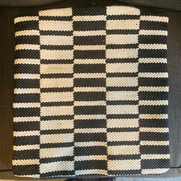 20x20 Jaipur Black & Cream Throw Pillow - Picture 2 of 9